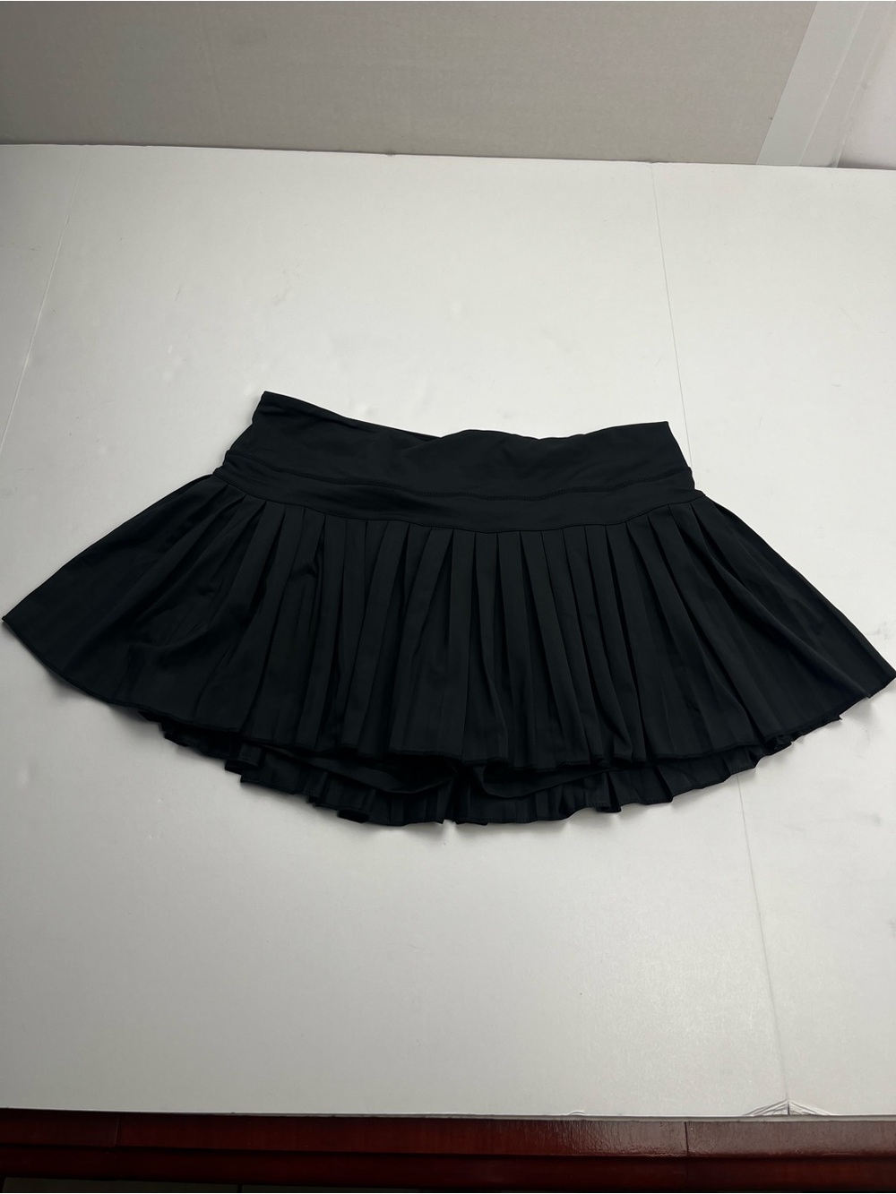 Goldhinge Black Pleated Tennis Skirt Skort Athletic Athleisure Womens Large